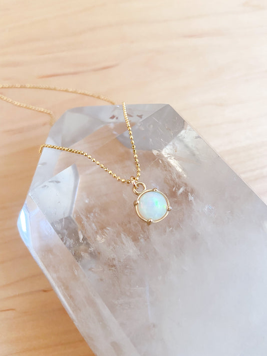 Nova Necklace with Ethiopian Opal